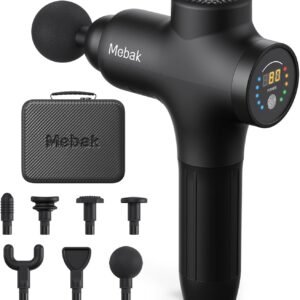 Mebak 3 Massage Gun Deep Tissue, Muscle Massager for Athletes Pain Relief