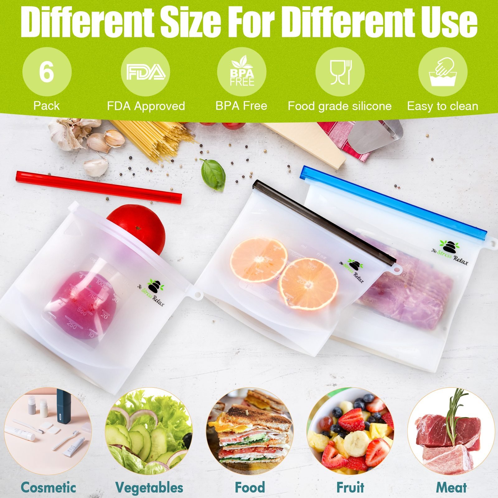 Different sizes for different uses